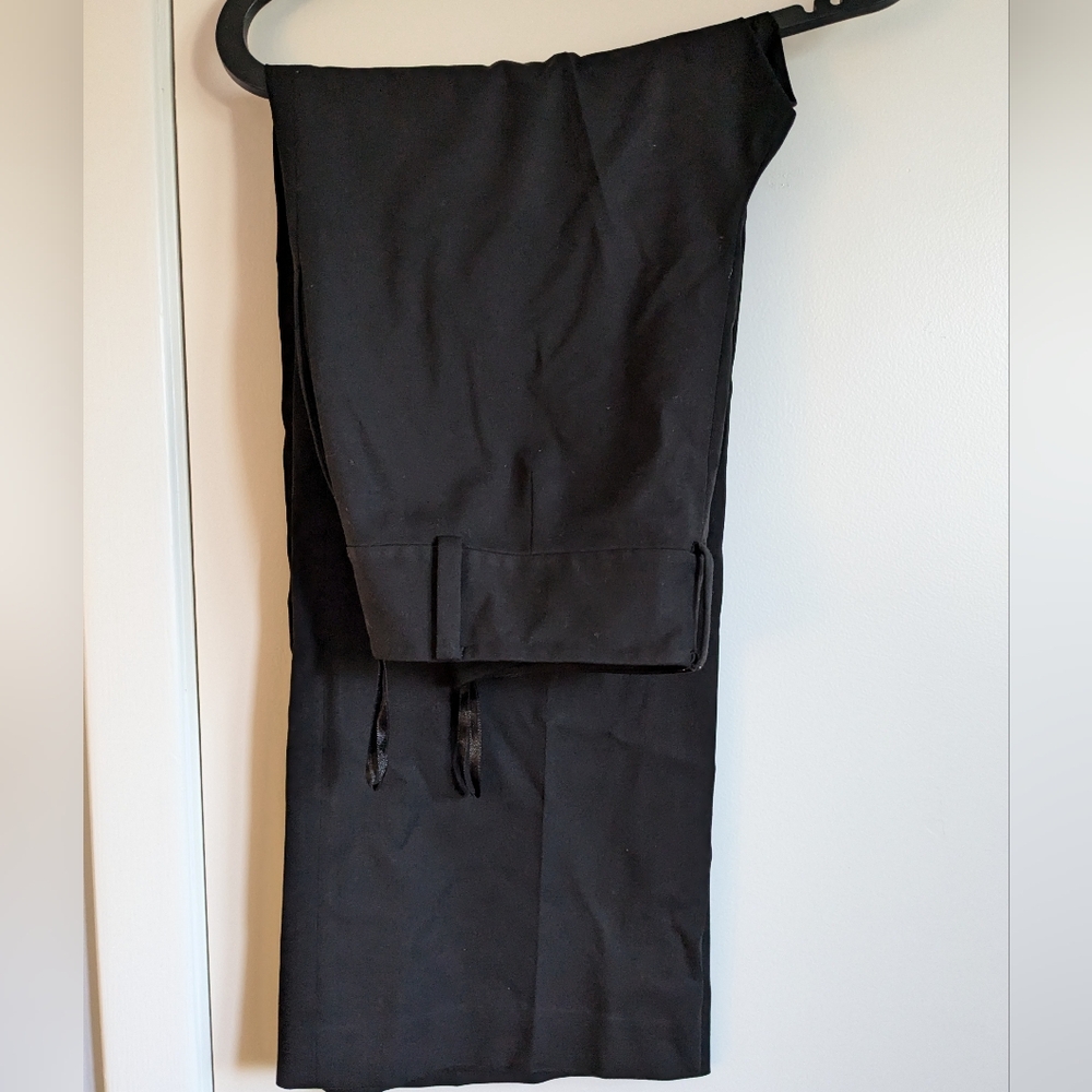 Black wide leg pant
